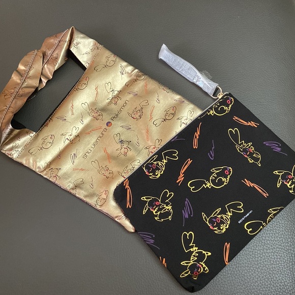 Two Brand New Shu Uemura x Pokémon Makeup Bags - Picture 2 of 4